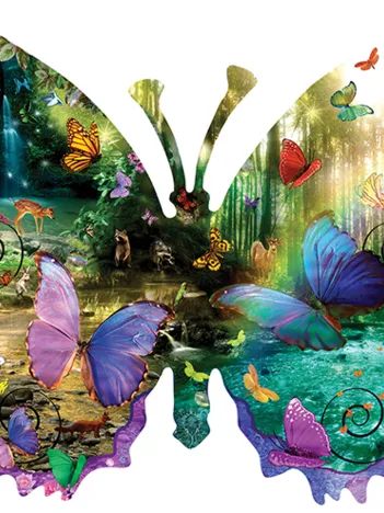 Produit Forest Butterfly - Puzzle Forme Image