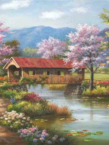 Produit Pièces XXL - Covered Bridge in Spring Image