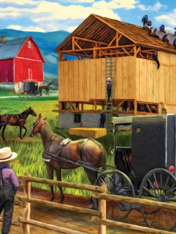 Produit Tom Wood - Raising the Barn Image