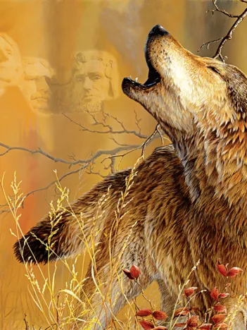 Produit Pièces XXL - Le Loup du Mont Rushmore Image