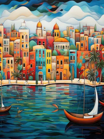 Produit Pièces XXL - Bord de Mer Arlequin Image