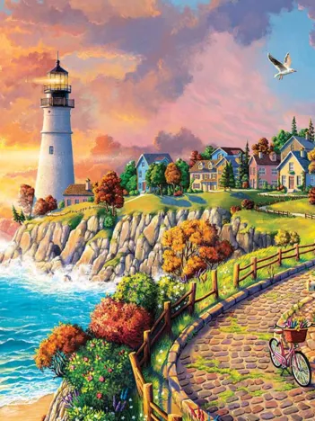 Produit Image World - Lighthouse by the Sea Image