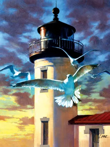 Produit Phare et Mouettes Image