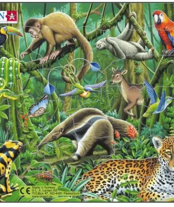 Produit Puzzle Cadre - Animaux de la Jungle Image