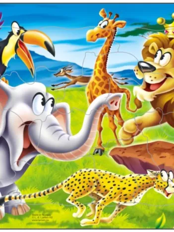 Produit Puzzle Cadre - Animaux de la Jungle Image
