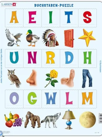 Produit Puzzle Cadre - Apprendre les Lettres (en Allemand) Image