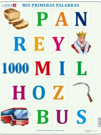 Produit Puzzle Cadre - Mis Primeras Palabras (en Espagnol) Image