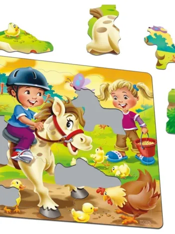 Produit Puzzle Cadre - Poney à la Ferme Image
