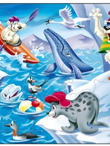 Produit Puzzle Cadre - Animaux de la Banquise Image