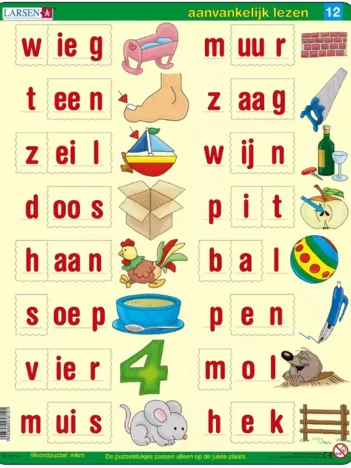 Produit Puzzle Cadre - Apprendre à lire le Néerlandais 2 Image