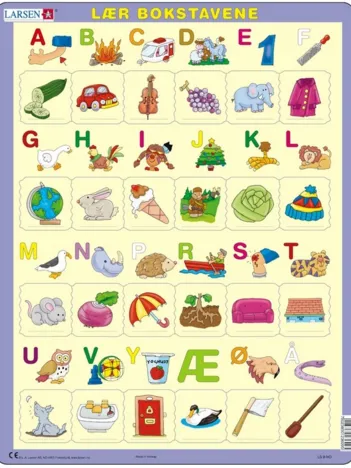 Produit Puzzle Cadre - Apprendre à Lire le Norvégien 1 (en Norvégien) Image