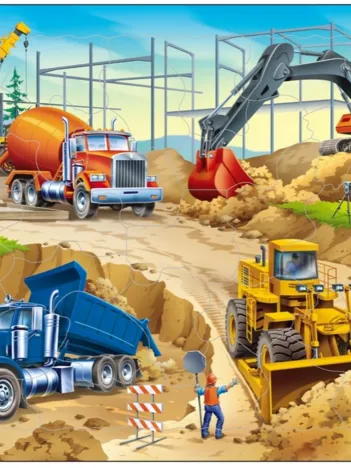 Produit Puzzle Cadre - Le Chantier de Construction Image