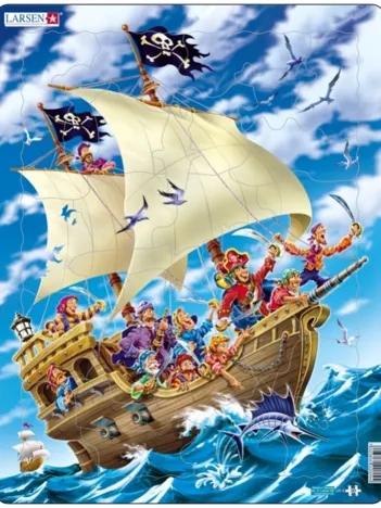 Produit Puzzle Cadre - Bâteau de Pirate Image