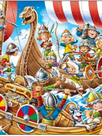 Produit Puzzle Cadre - Vikings Image