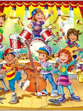 Produit Puzzle Cadre - Kids Band Image