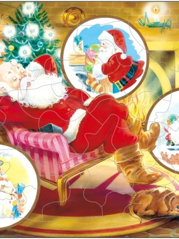 Produit Puzzle Cadre - Les Rêves du Père Noël Image