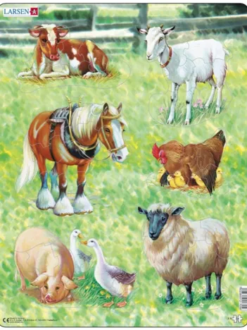 Produit Puzzle Cadre - Animaux de la Ferme Image