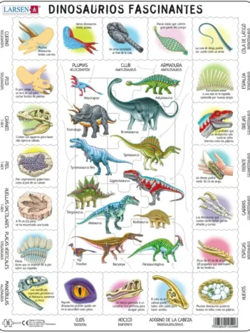 Produit Puzzle Cadre - Dinosaures (en Espagnol) Image