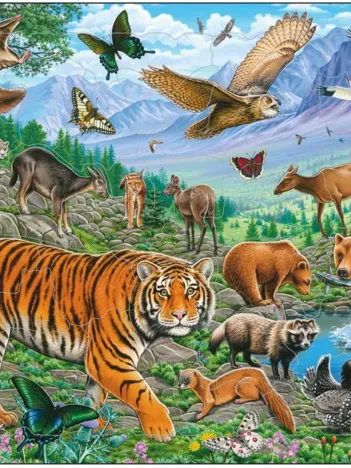 Produit Puzzle Cadre - Tigre Image