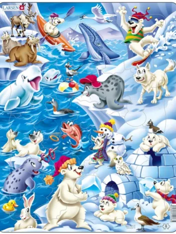 Produit Puzzle Cadre - Animaux de la Banquise Image