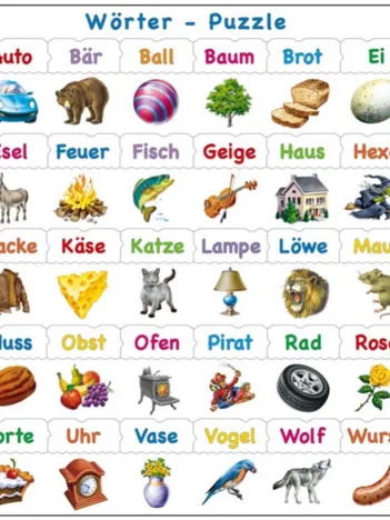 Produit Puzzle Cadre - Apprendre à Lire l'Allemand (en Allemand) Image
