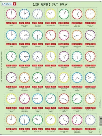 Produit Puzzle Cadre - Apprendre l'Heure (en Allemand) Image