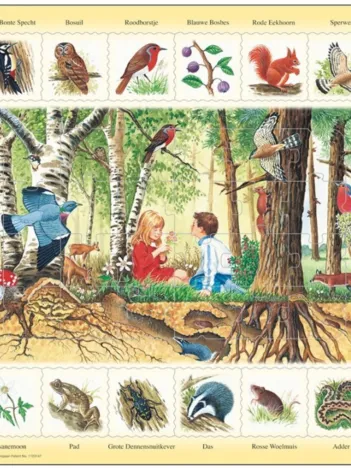 Produit Puzzle Cadre - La Forêt (en Hollandais) Image