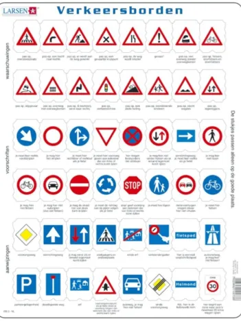 Produit Puzzle Cadre - Verkeersborden (en Hollandais) Image