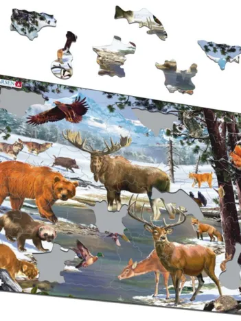 Produit Puzzle Cadre - Animaux de la Forêt Image