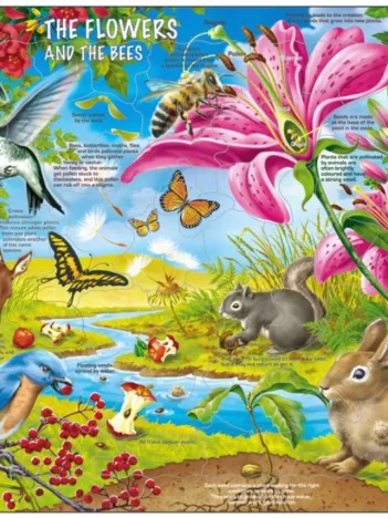 Produit Puzzle Cadre - The Flowers and the Bees (en Anglais) Image