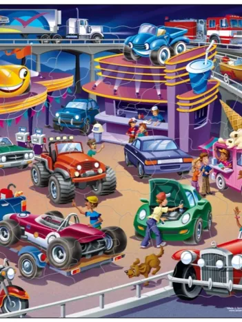 Produit Puzzle Cadre - Voitures Image