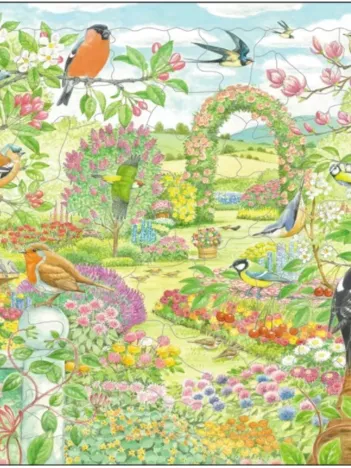 Produit Puzzle Cadre - Oiseaux et fleurs Image