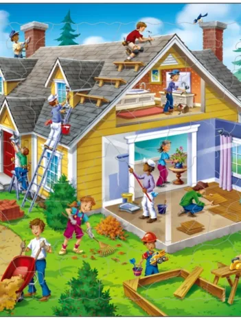 Produit Puzzle Cadre - Le Chantier de Construction Image