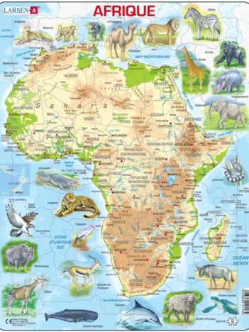 Produit Puzzle Cadre - Afrique (en Français) Image