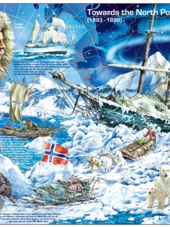 Produit Puzzle Cadre - Towards the North Pole (en Anglais) Image