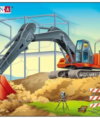 Produit Puzzle Cadre - Pelleteuse Image