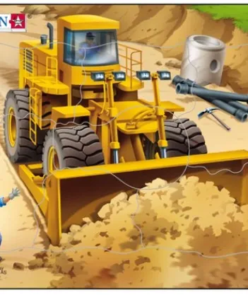 Produit Puzzle Cadre - Bulldozer Image