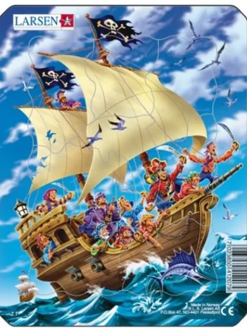 Produit Puzzle Cadre - Bateau de Pirates Image