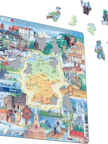 Produit Puzzle Cadre - Un Voyage en Allemagne (Allemand) Image