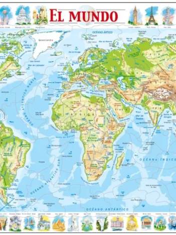 Produit Puzzle Cadre - El Mundo (en Espagnol) Image