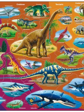 Produit Puzzle Cadre - Dinosaures (en Espagnol) Image