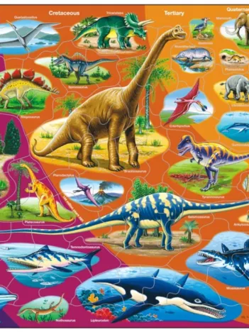 Produit Puzzle Cadre - Dinosaures (en Anglais) Image