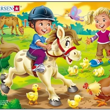 Produit Puzzle Cadre - A Cheval Image