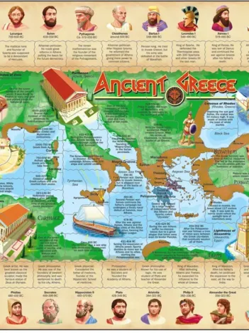 Produit Puzzle Cadre - Ancient Greece (en anglais) Image