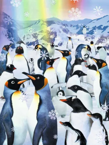 Produit Effet 3D - Pingouins Image