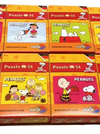 Produit 8 Mini Puzzles - Peanuts Snoopy Image