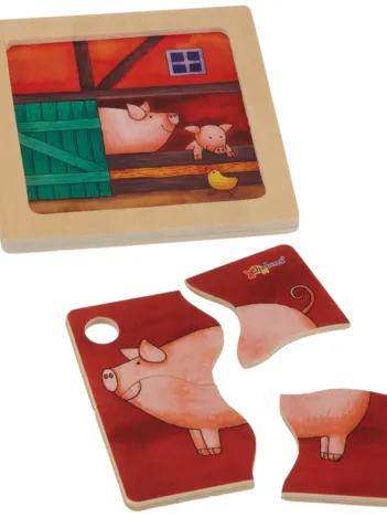 Produit Mini discovery Puzzle - Cochon Image