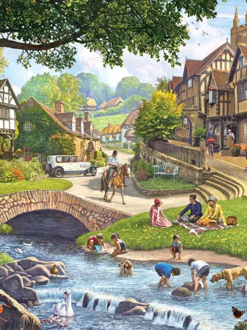 Produit Summer Village Stream Image