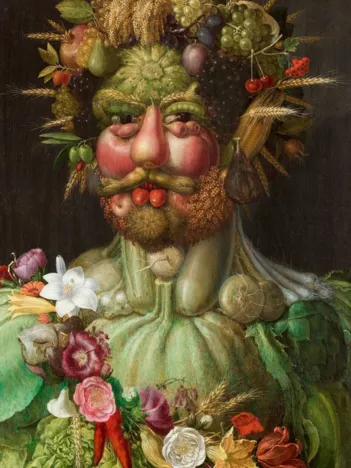 Produit Giuseppe Arcimboldo : Rudolf II of Habsburg as Vertumnus Image