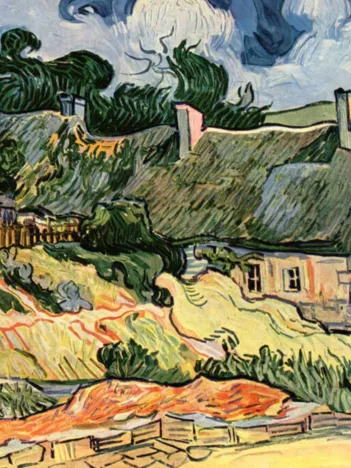 Produit Vincent Van Gogh - Les chaumes de Cordeville, 1890 Image